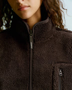 Oversized Pocket Fleece - Coffee Bean