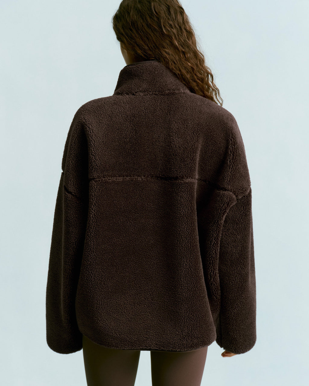Oversized Pocket Fleece - Coffee Bean