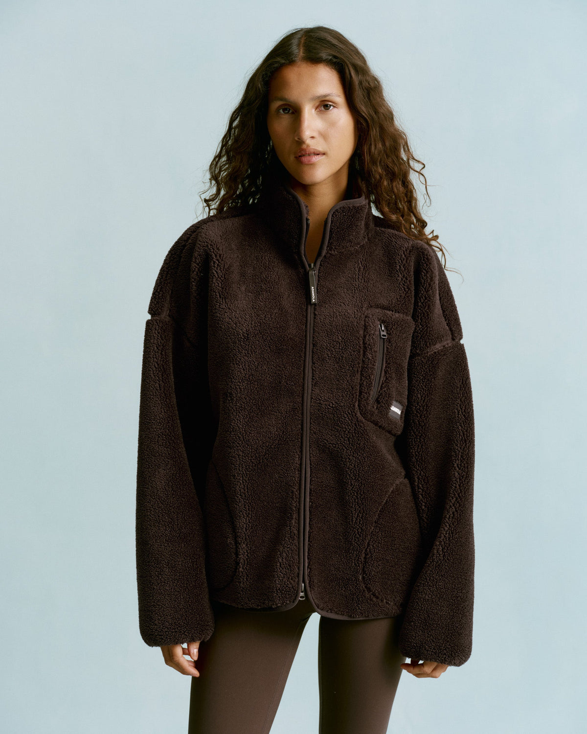 Oversized Pocket Fleece - Coffee Bean