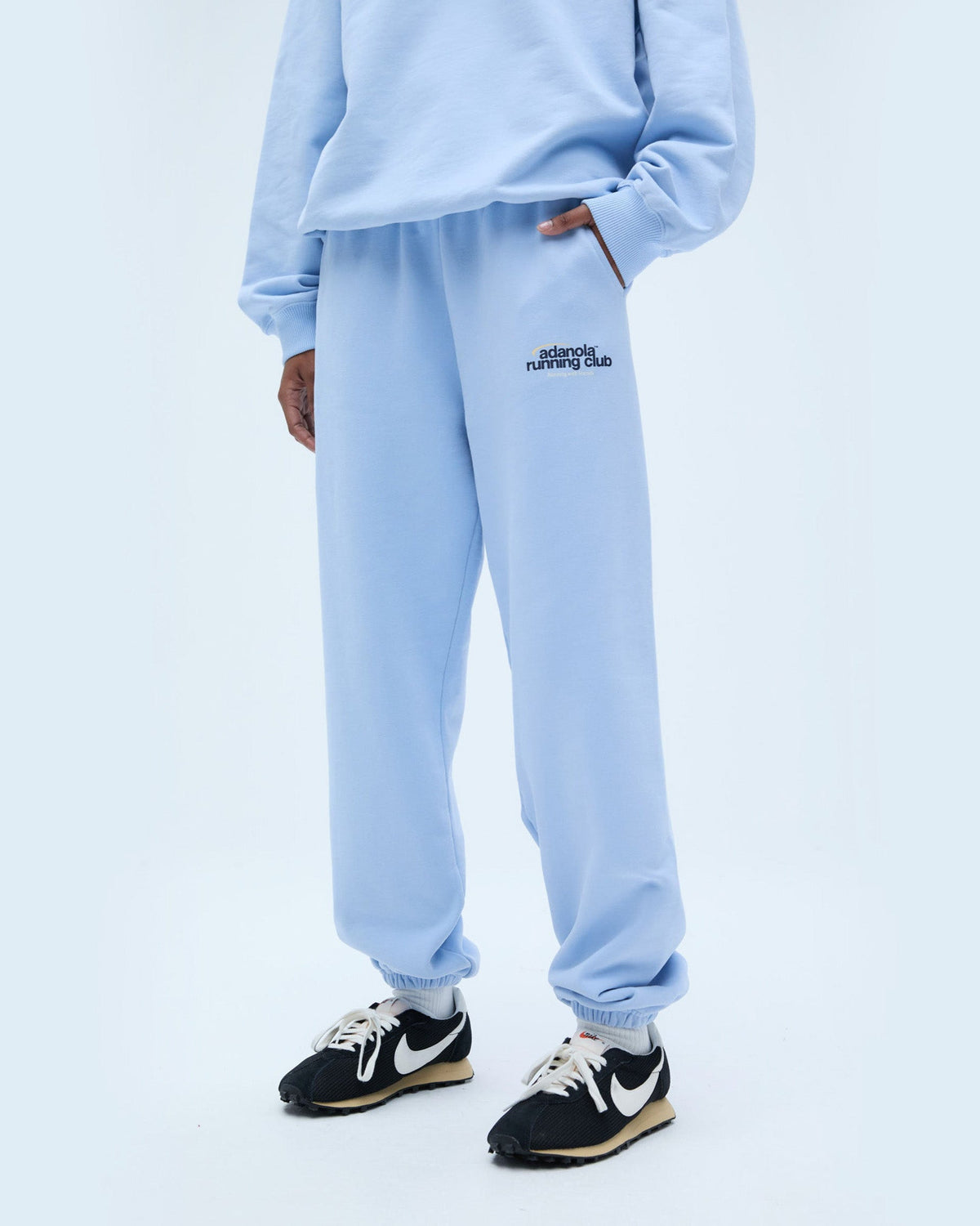 Cuffed Sweatpants - Powder Blue