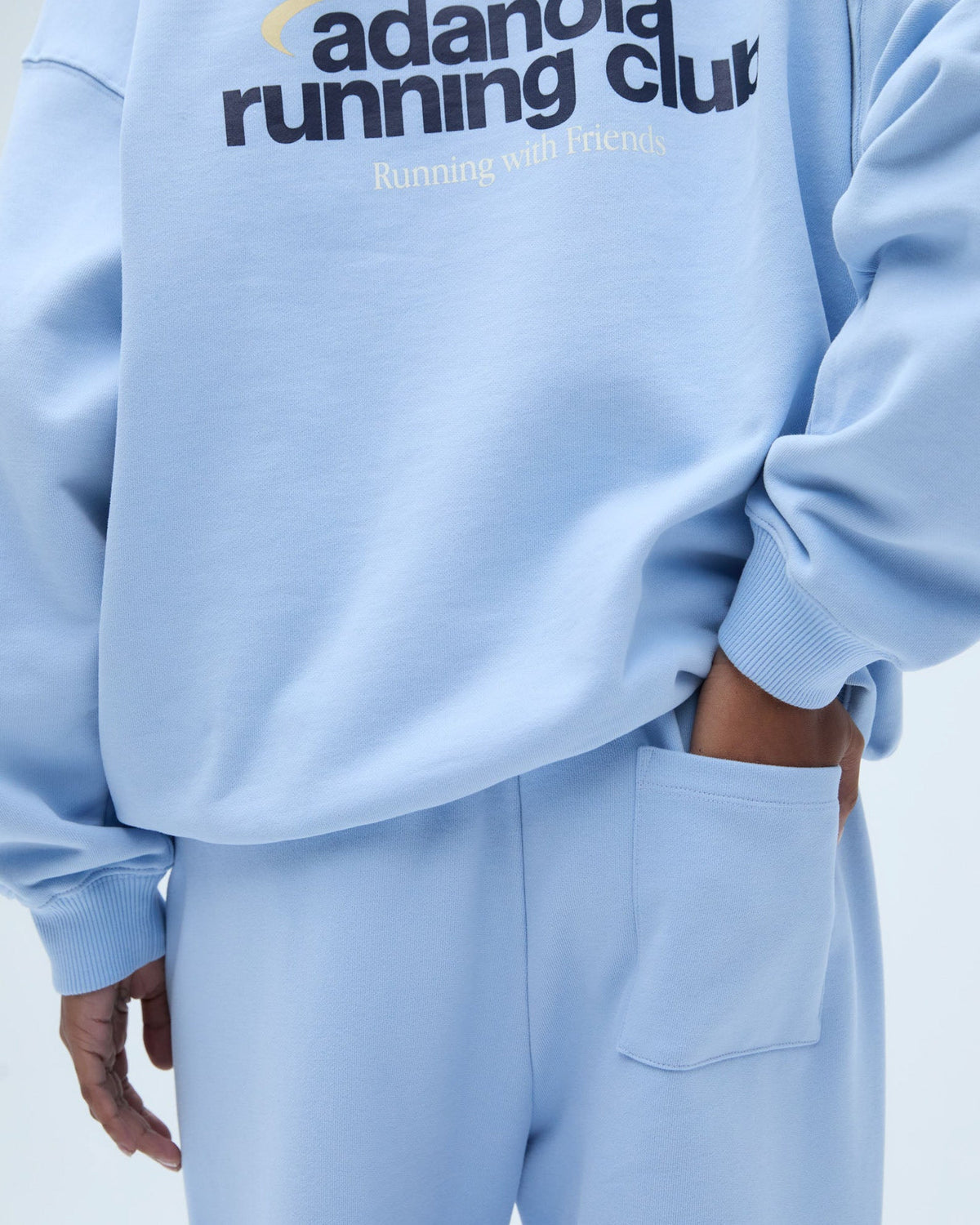 Cuffed Sweatpants - Powder Blue