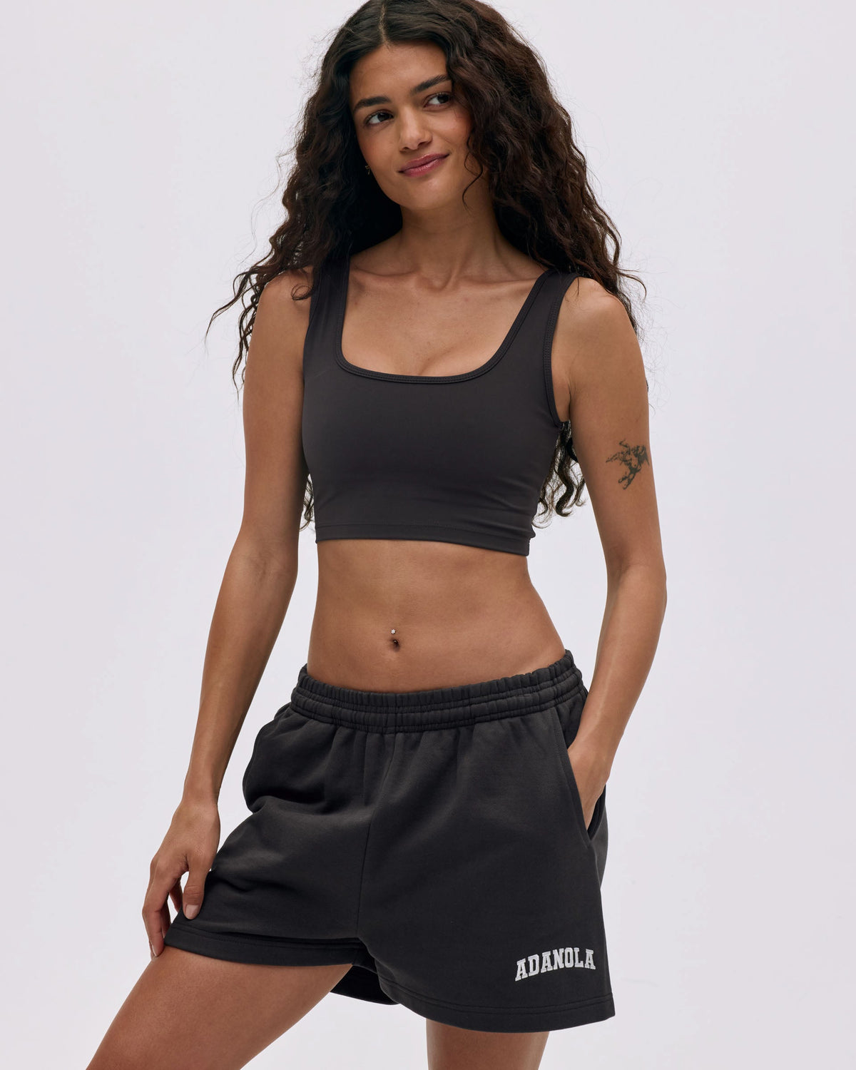 Sweat Shorts - Coffee Bean