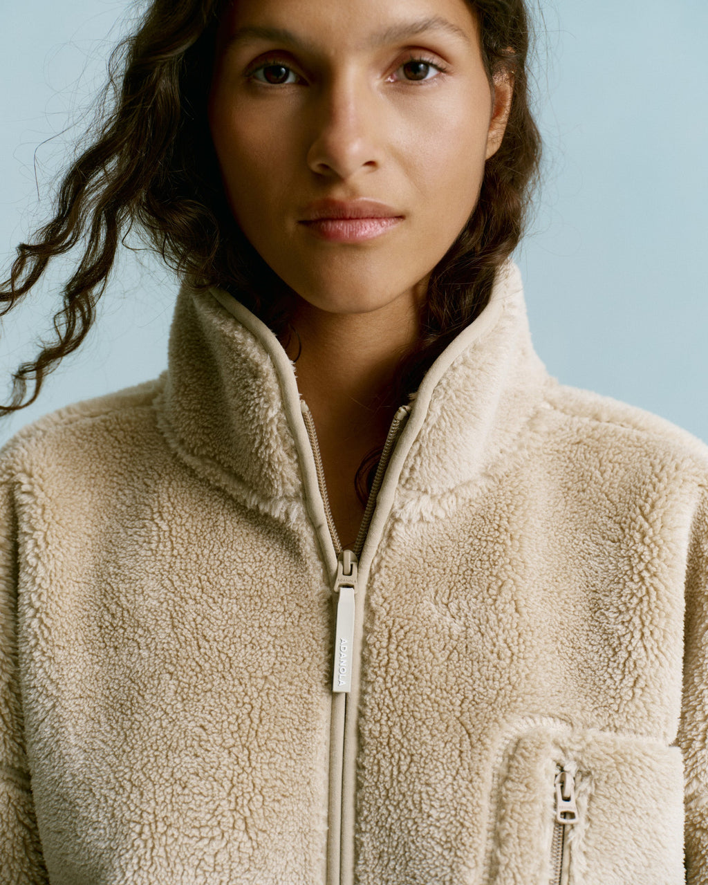 Oversized Pocket Fleece - Sand