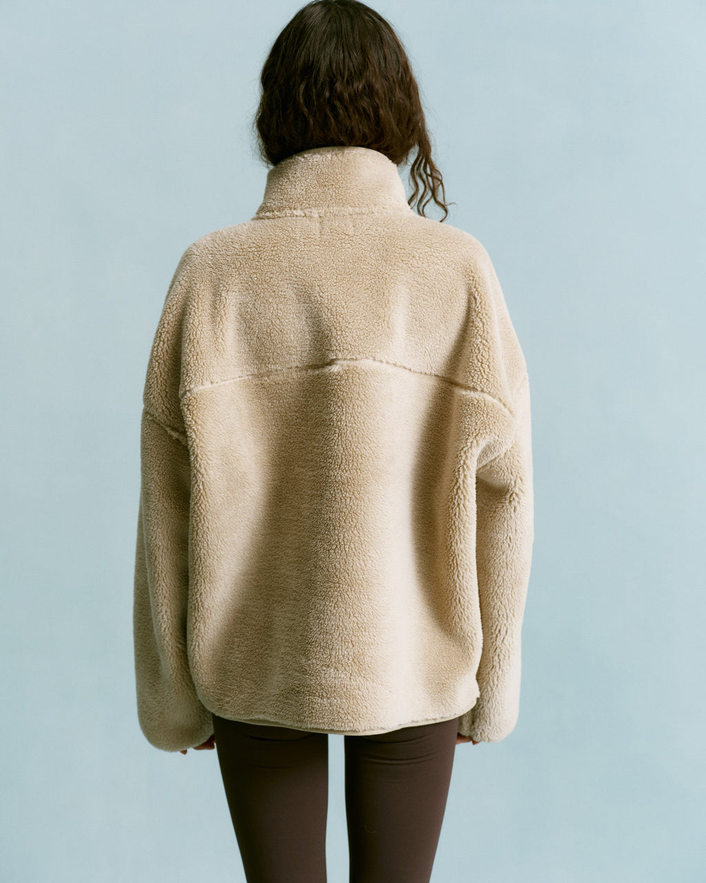 Oversized Pocket Fleece - Sand