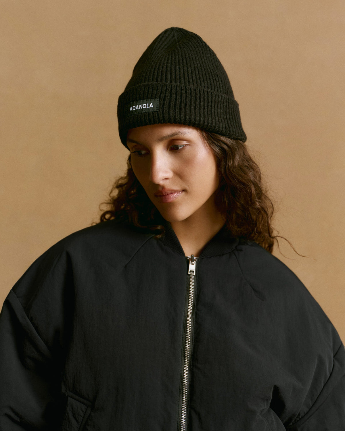 Knit Beanie - Black