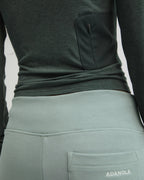 Modal Long Sleeve Technical Top - Sea Green