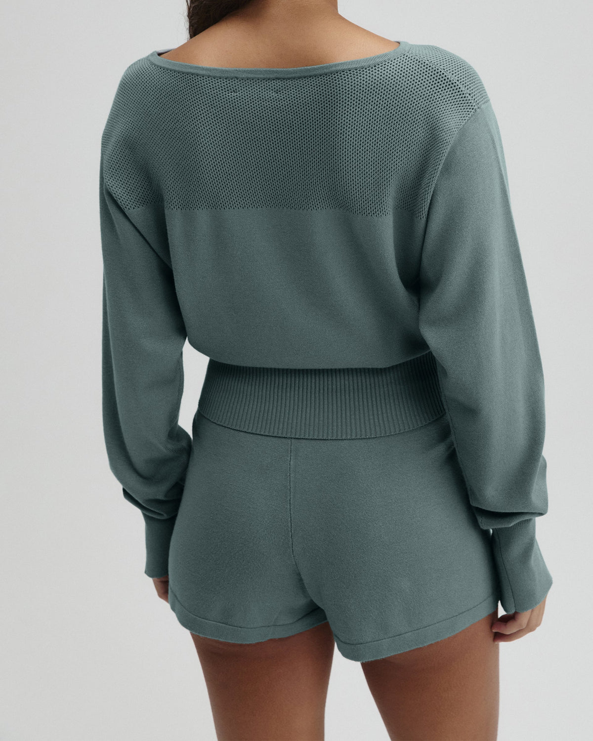 Knit Shorts - Cloud Blue
