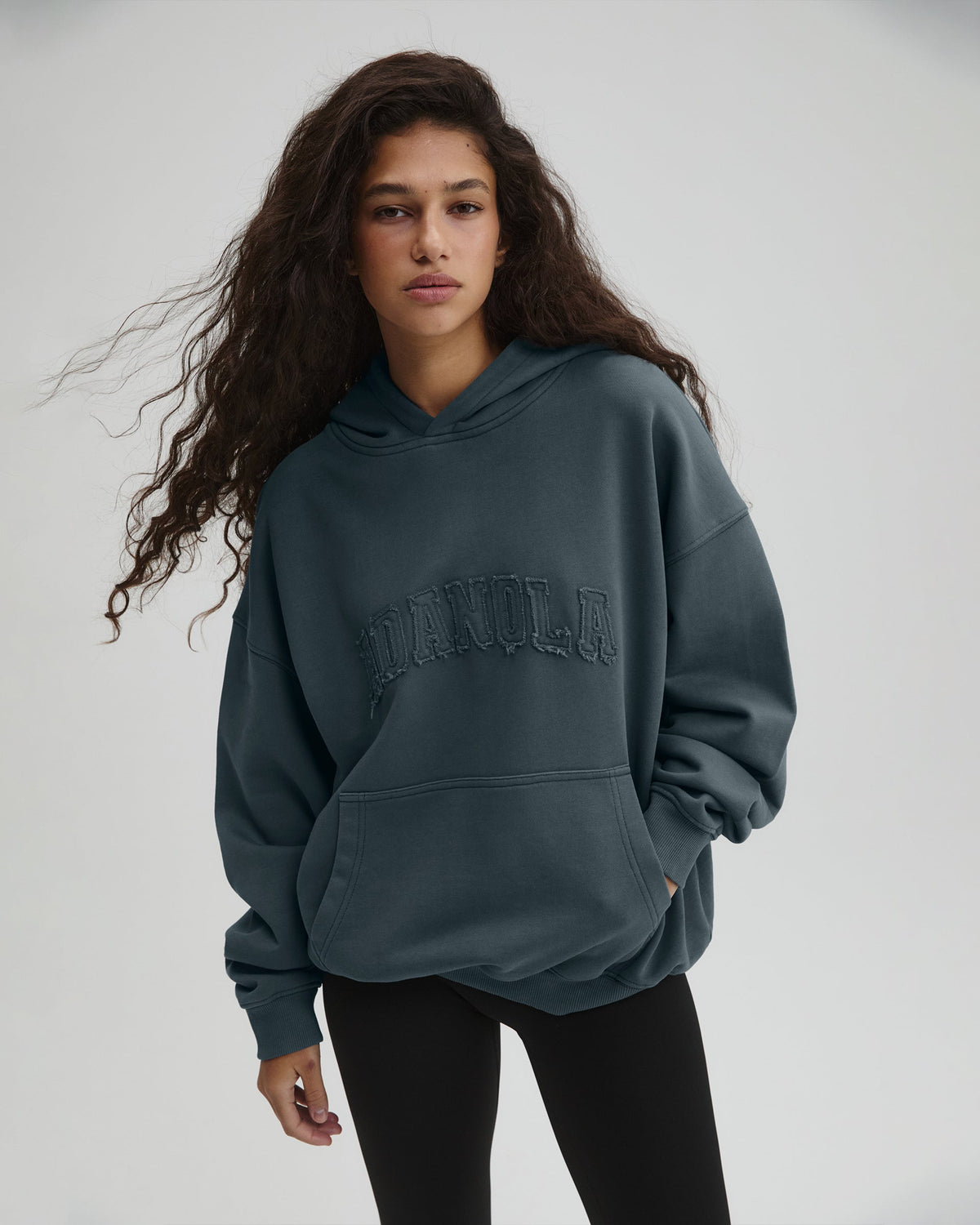 Oversized Hoodie - Storm Blue