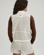 Lightweight Ripstop Gilet - Marshmallow White/Ocean Blue