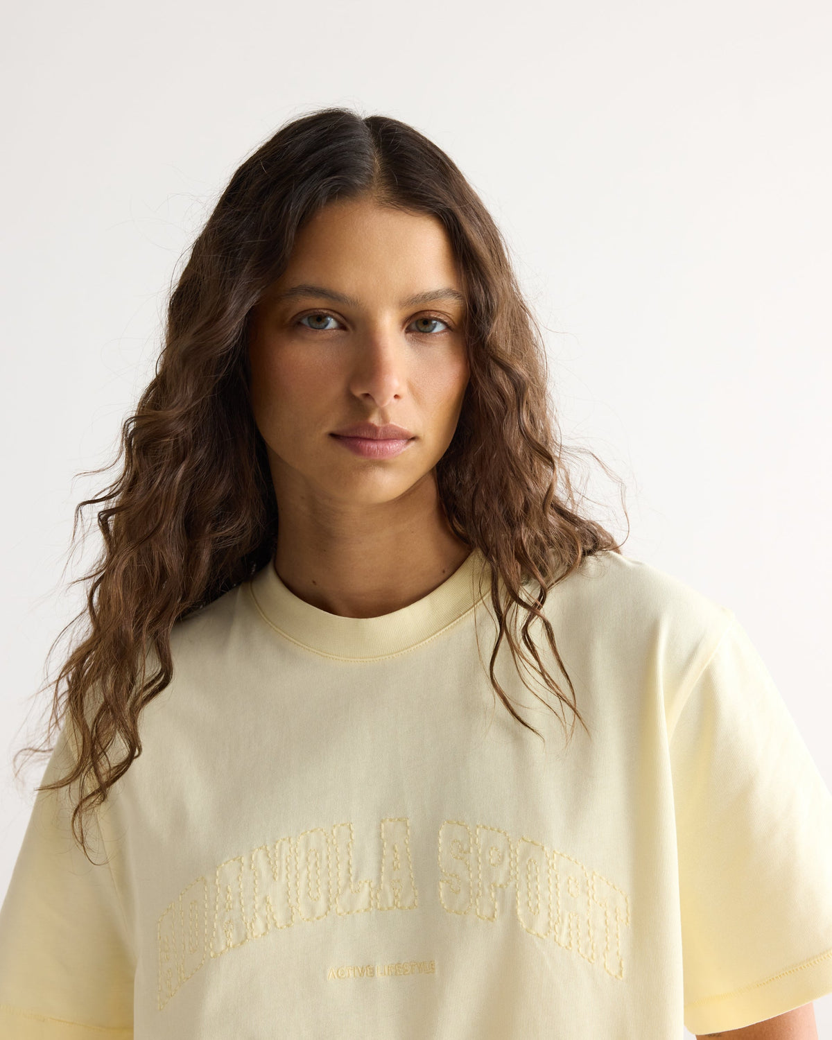 Oversized T-shirt - Buttercream