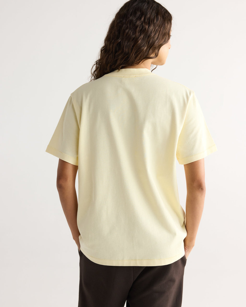 Oversized T-shirt - Buttercream