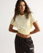 Oversized T-shirt - Buttercream