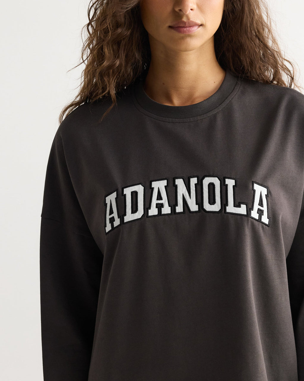 Drop Shoulder T-shirt - Coffee Bean