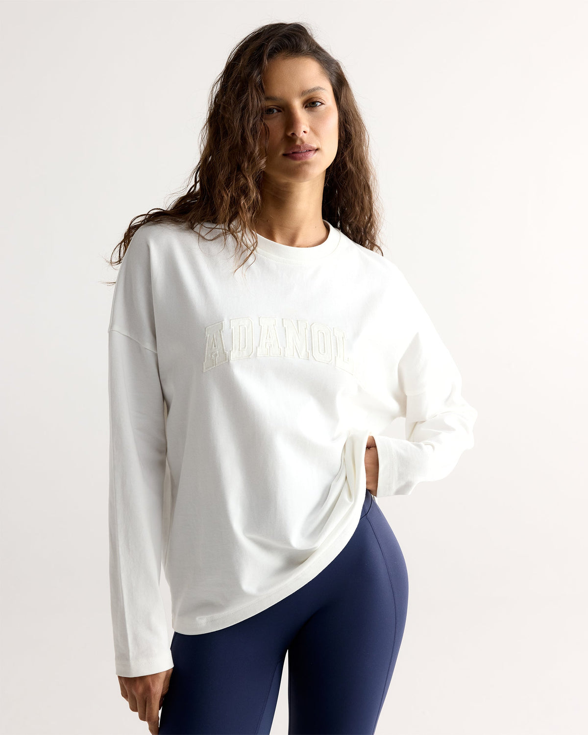 Drop Shoulder T-shirt - White