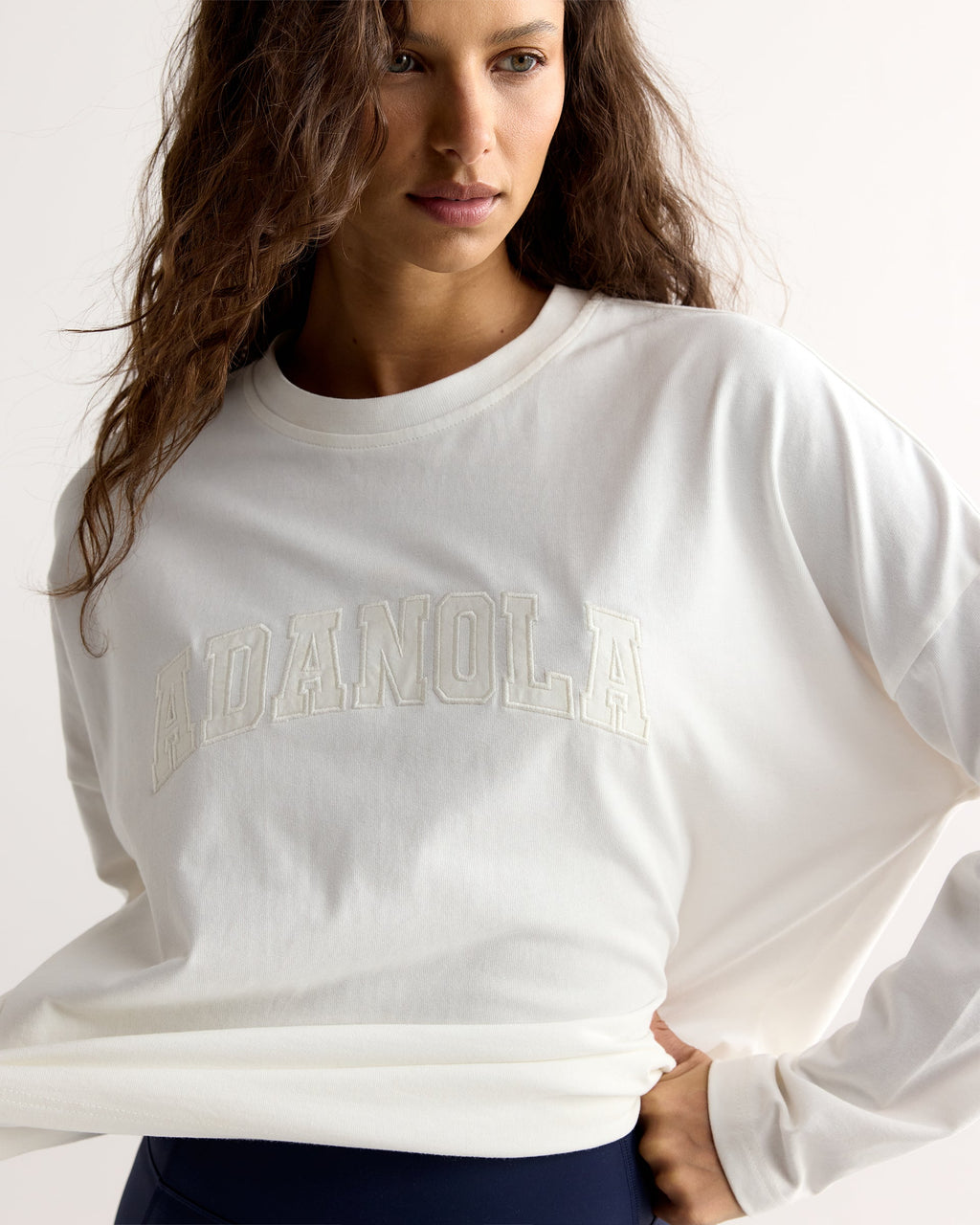 Drop Shoulder T-shirt - White
