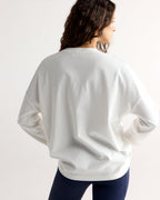Drop Shoulder T-shirt - White