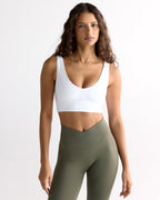 Ultimate V-Neck Bra - White