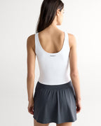 Ultimate Scoop Back Tank - White