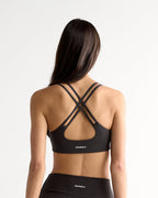 Ultimate Cross Back Bra - Coffee Bean