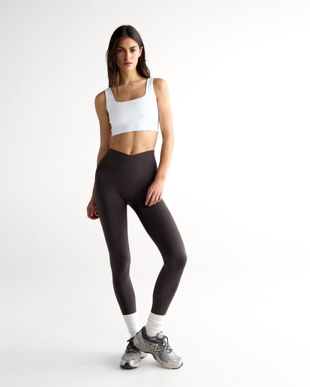 Ultimate Wrap Leggings - Coffee Bean