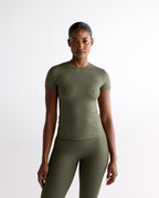 Ultimate Short Sleeve Top - Olive Green