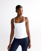 Ultimate Cross Back Top - White