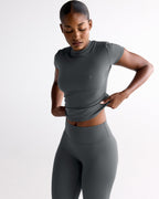 Ultimate Short Sleeve Top - Graphite Grey