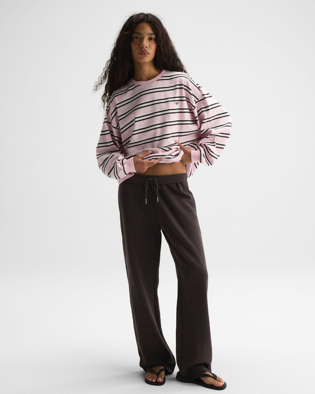 Stripe T-shirt - Cloud Pink
