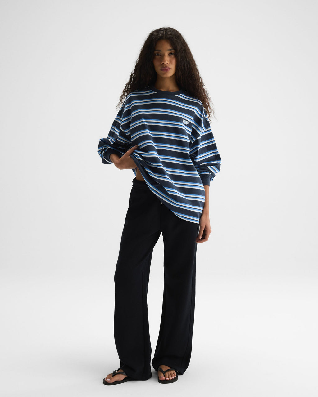 Stripe T-shirt - Midnight Blue