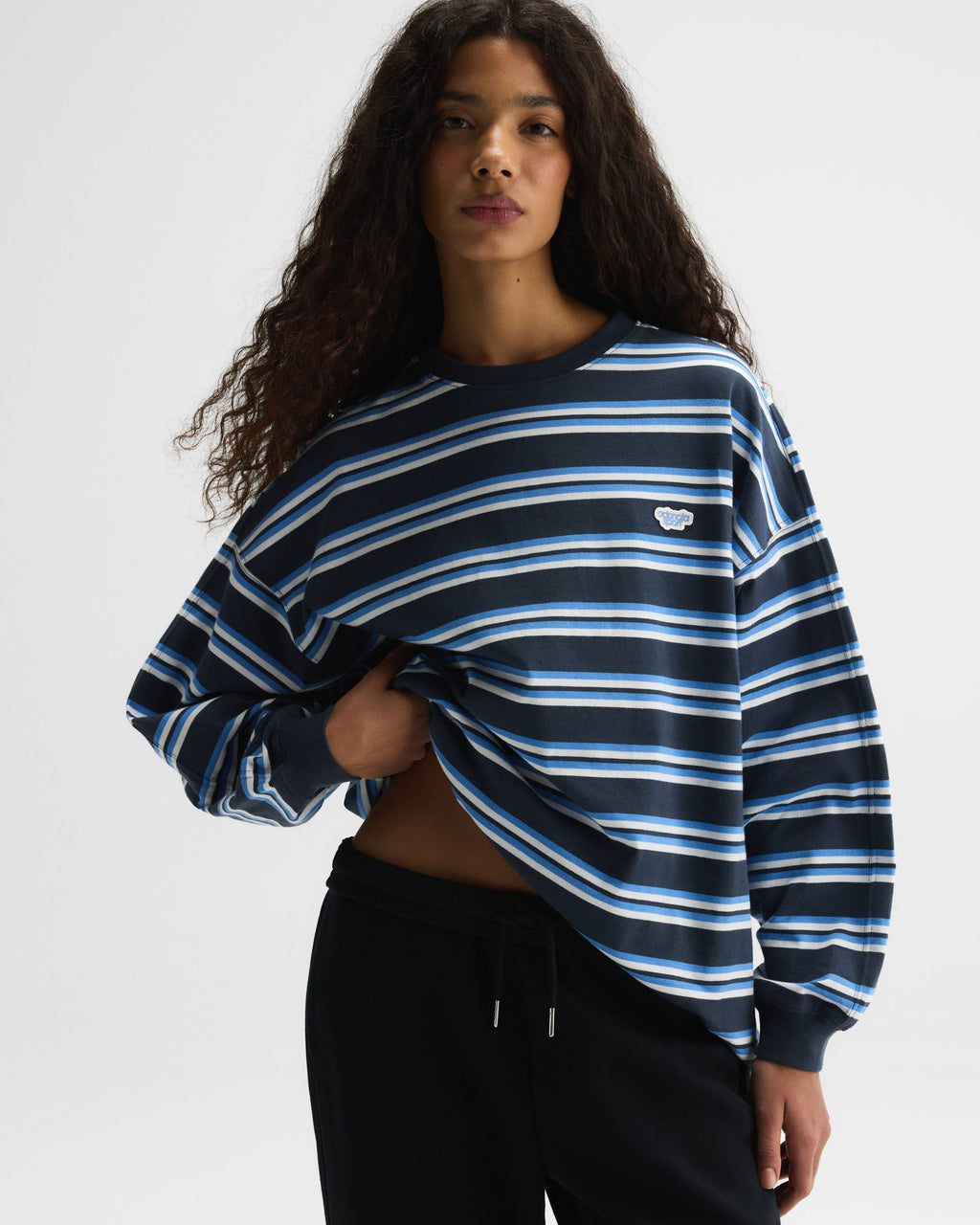Stripe T-shirt - Midnight Blue