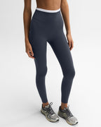 Ultimate Double Layer Leggings - Midnight Blue/White
