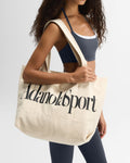 Retro Adanola Sport Tote Bag - Cream/Black