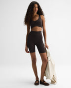 Ultimate Ruched Front Bra - Coffee Bean