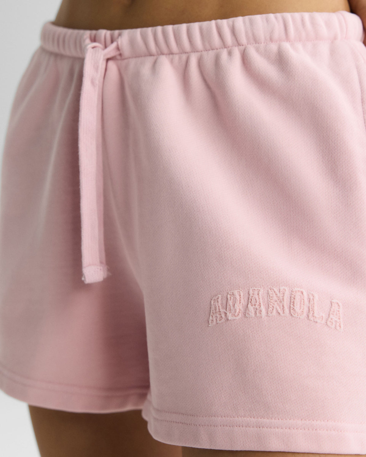 Washed Sweat Shorts - Soft Pink