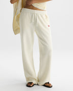 Straight Leg Sweatpants - Marshmallow White