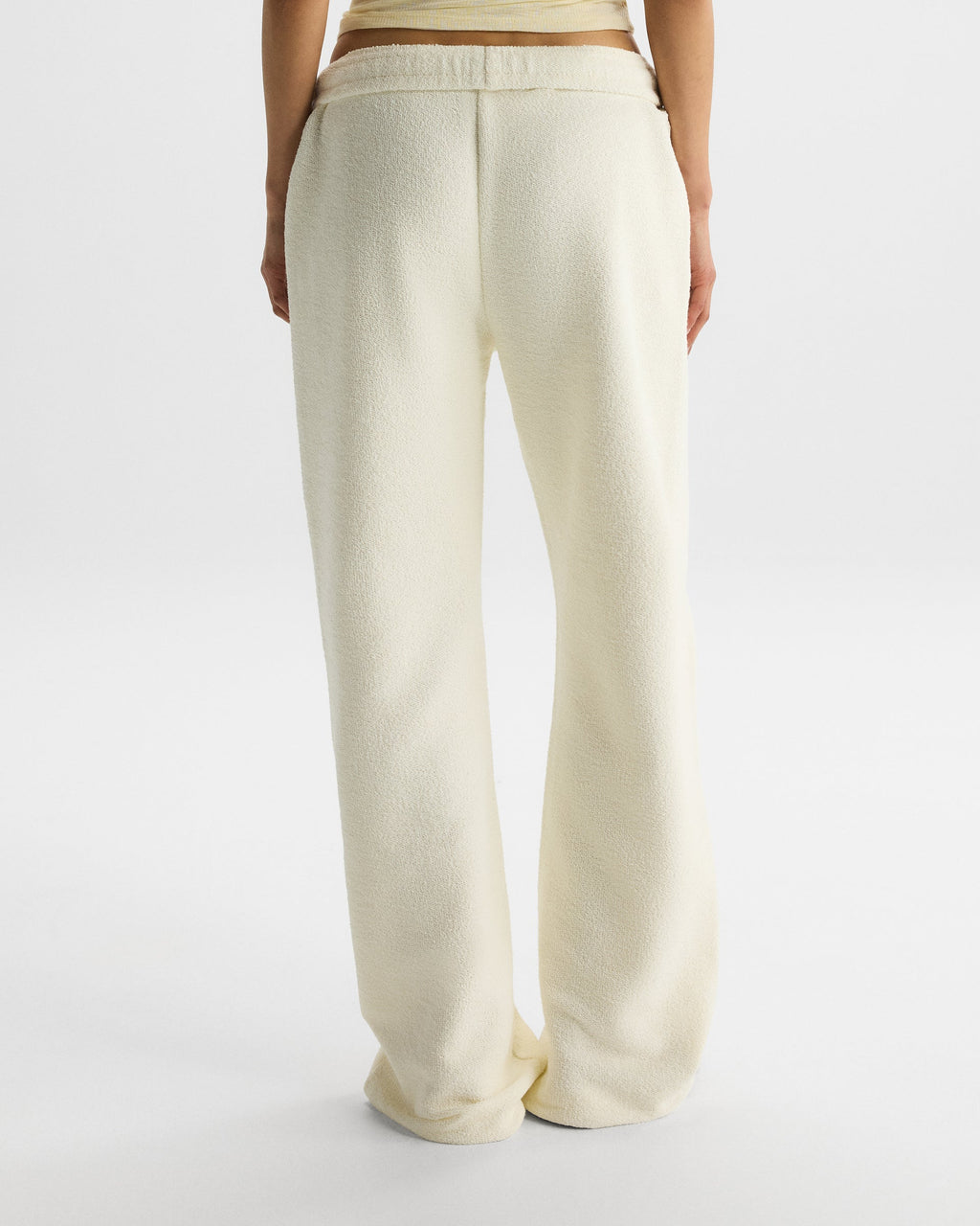 Straight Leg Sweatpants - Marshmallow White
