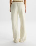 Straight Leg Sweatpants - Marshmallow White