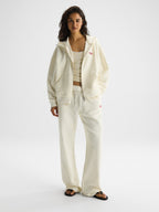 Straight Leg Sweatpants - Marshmallow White
