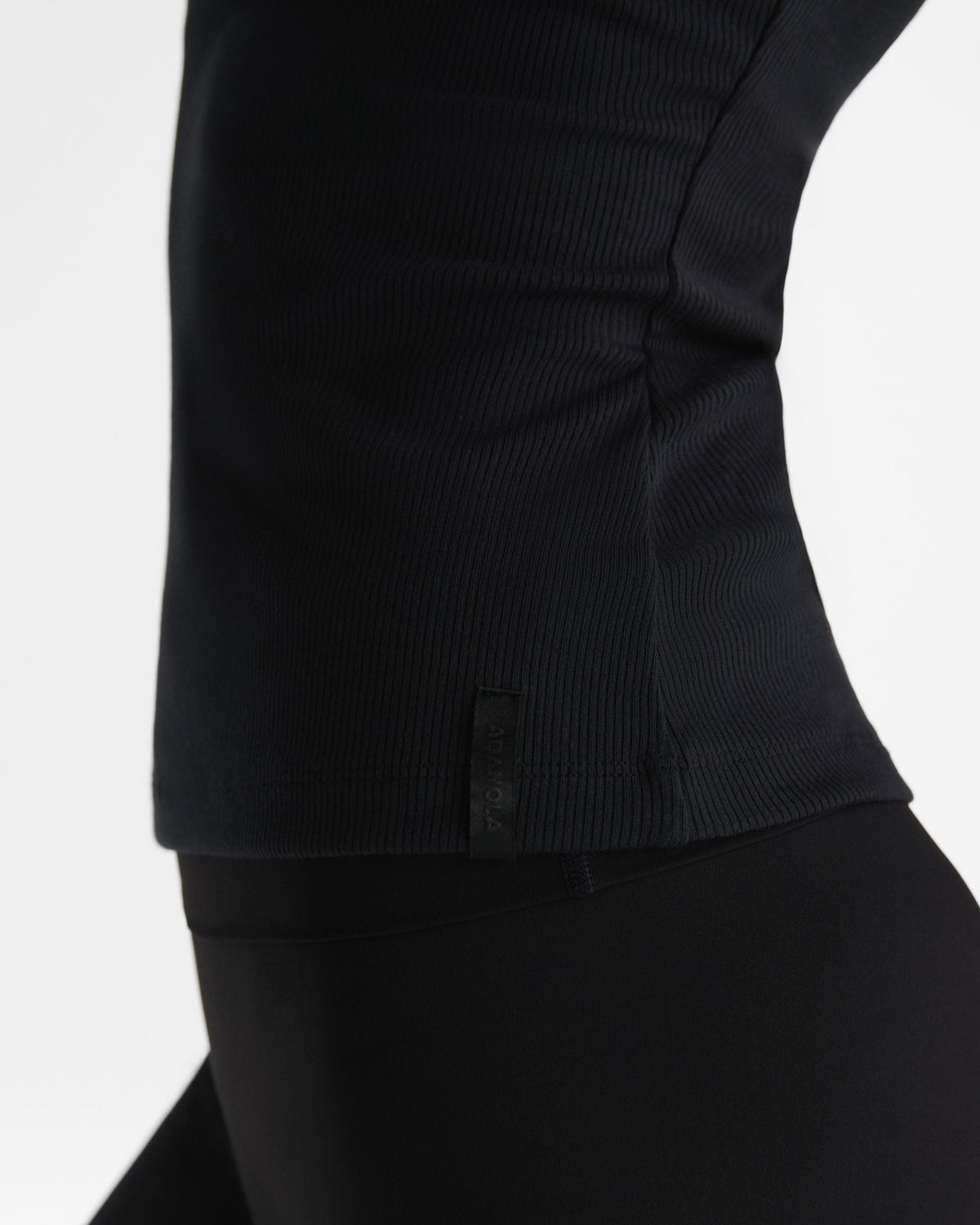 Modal Soft Rib Square Neck Cami Top - Black