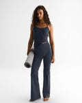 Flared Yoga Pants - Midnight Blue