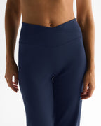 Wrap Yoga Pants - Navy Blue
