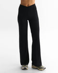 Wrap Yoga Pants - Black