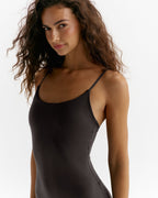 Straight Leg Unitard - Coffee Bean