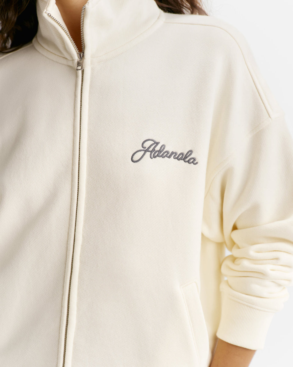 Classic Relaxed Funnel Sweatshirt - Marshmallow White
