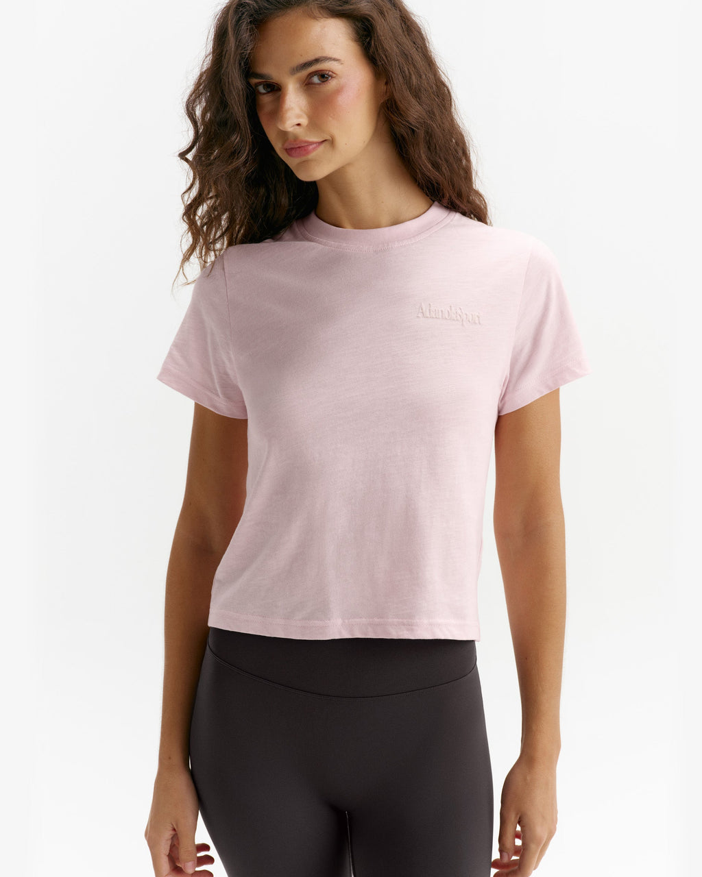 Slub T-shirt - Soft Pink