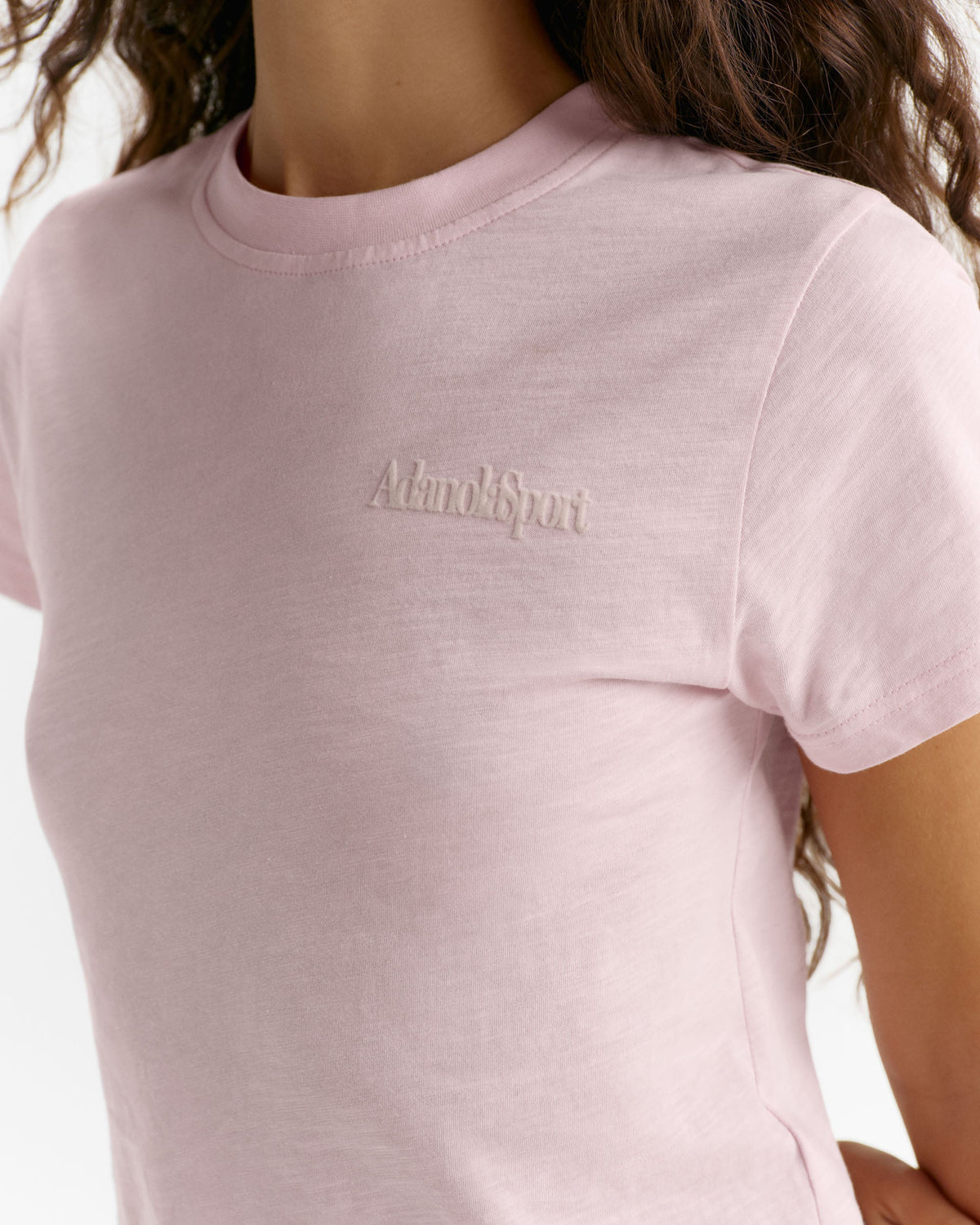 Slub T-shirt - Soft Pink