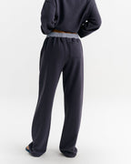 Straight Leg Sweatpants - Navy Blue