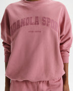AS Chain Stitch Oversized Sweatshirt - Dusty Pink