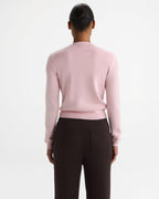 Knit Zip Through Cardigan - Pink