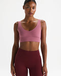 Ultimate V-Neck Bra - Deep Pink